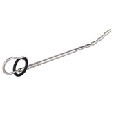 BDStyle Mens Long Penis Plug with Glans Ring Penis Plugs